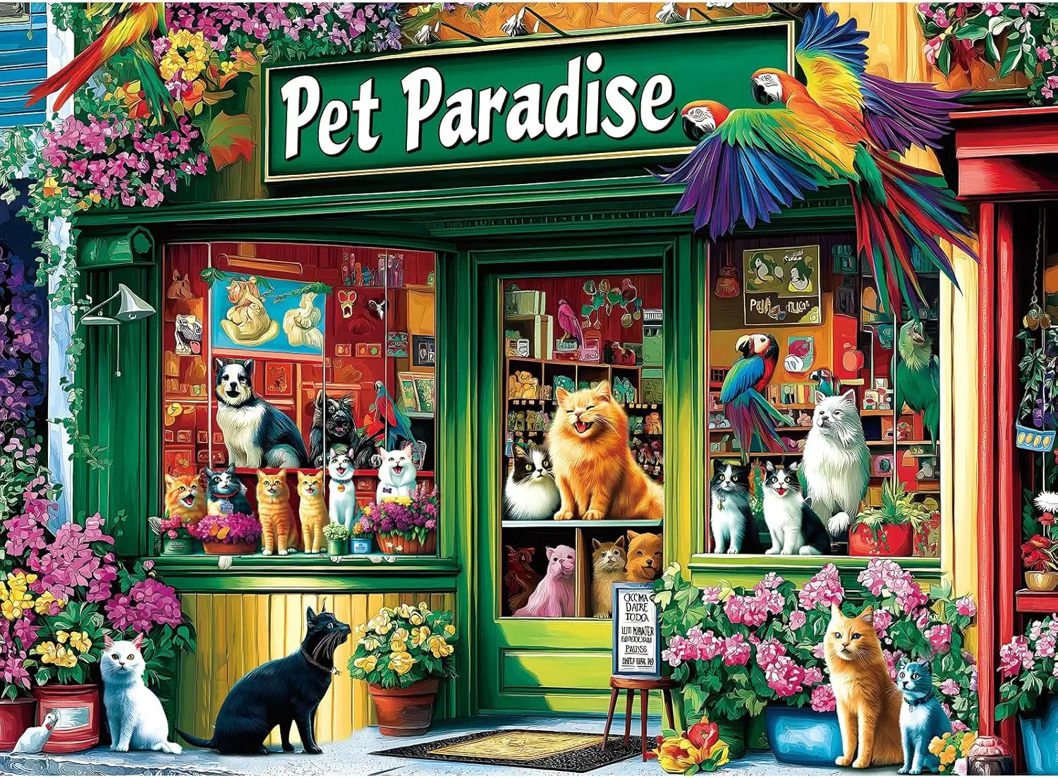 Party Games Shop - Pet Shop Adult Wooden Puzzle 1000/500/300