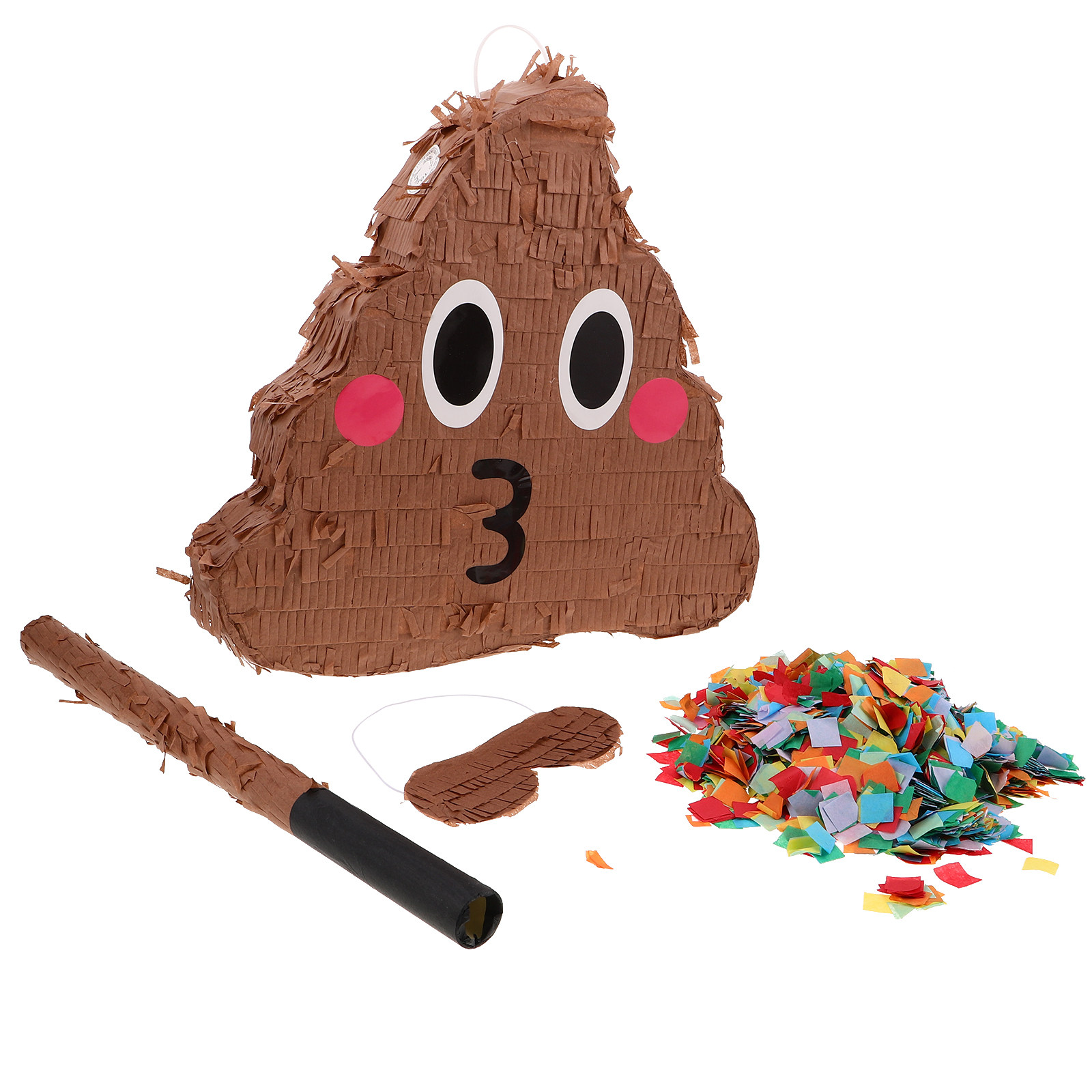 Party Games Easy - 1Set Poop Party Pinata for Birthday