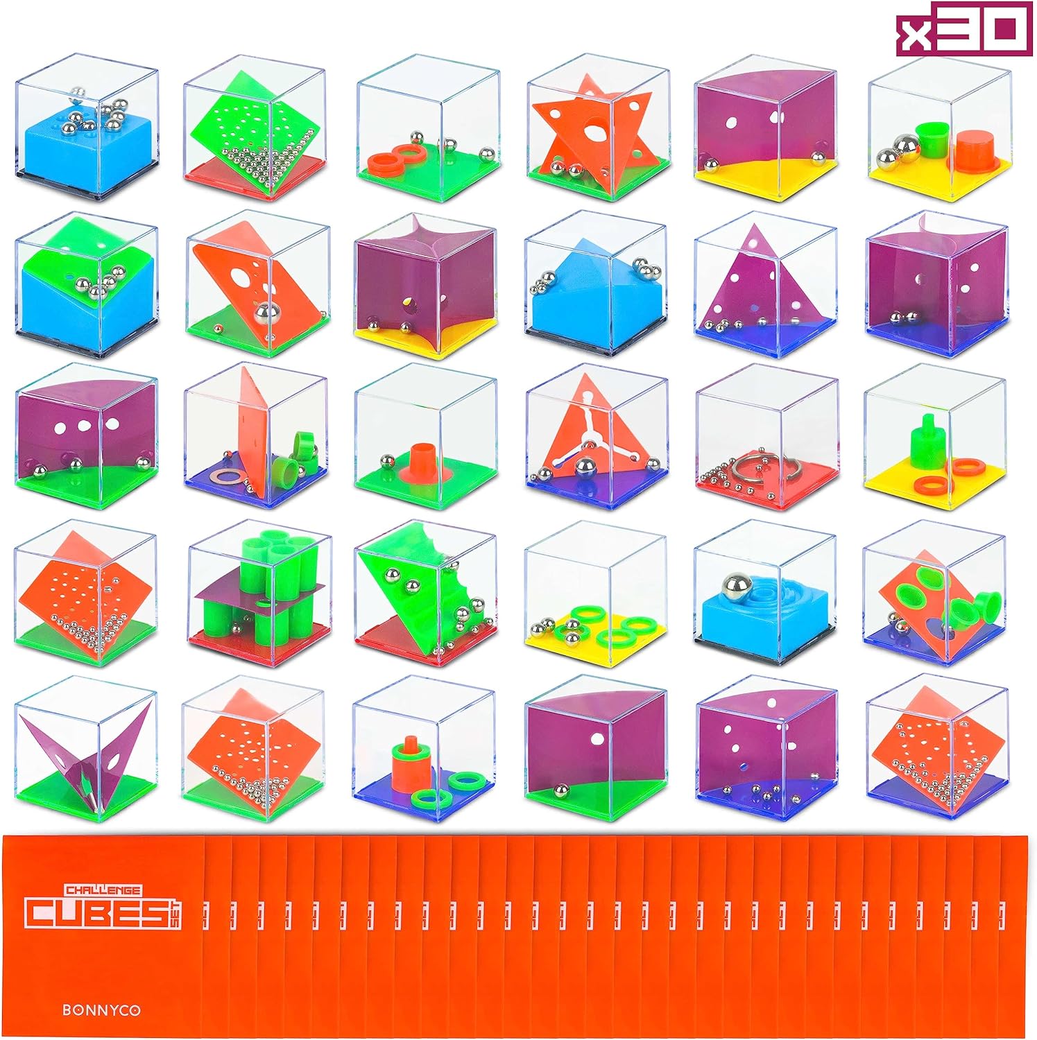 Party Games Game - Brain Teaser Puzzles Cubes Pack of