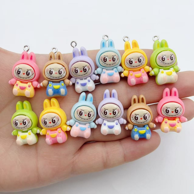 Party Games Game - 10Pcs Kawaii Rabbit Strawberry House Resin