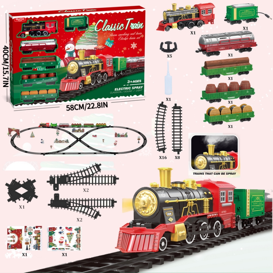 Party Games Steam Free - Kids Electric Steam Alloy Train Toy