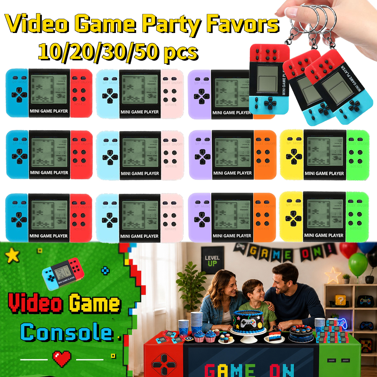 Party Games On Switch - 10-120pcs Kids Mini Handheld Game Arcade
