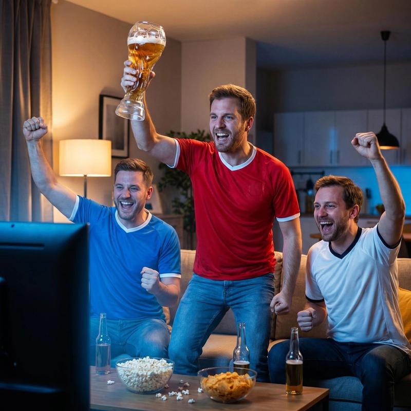 Soccer Beer Glass Cup 450/600/ – обзор и цена Party Games Adults Drinking