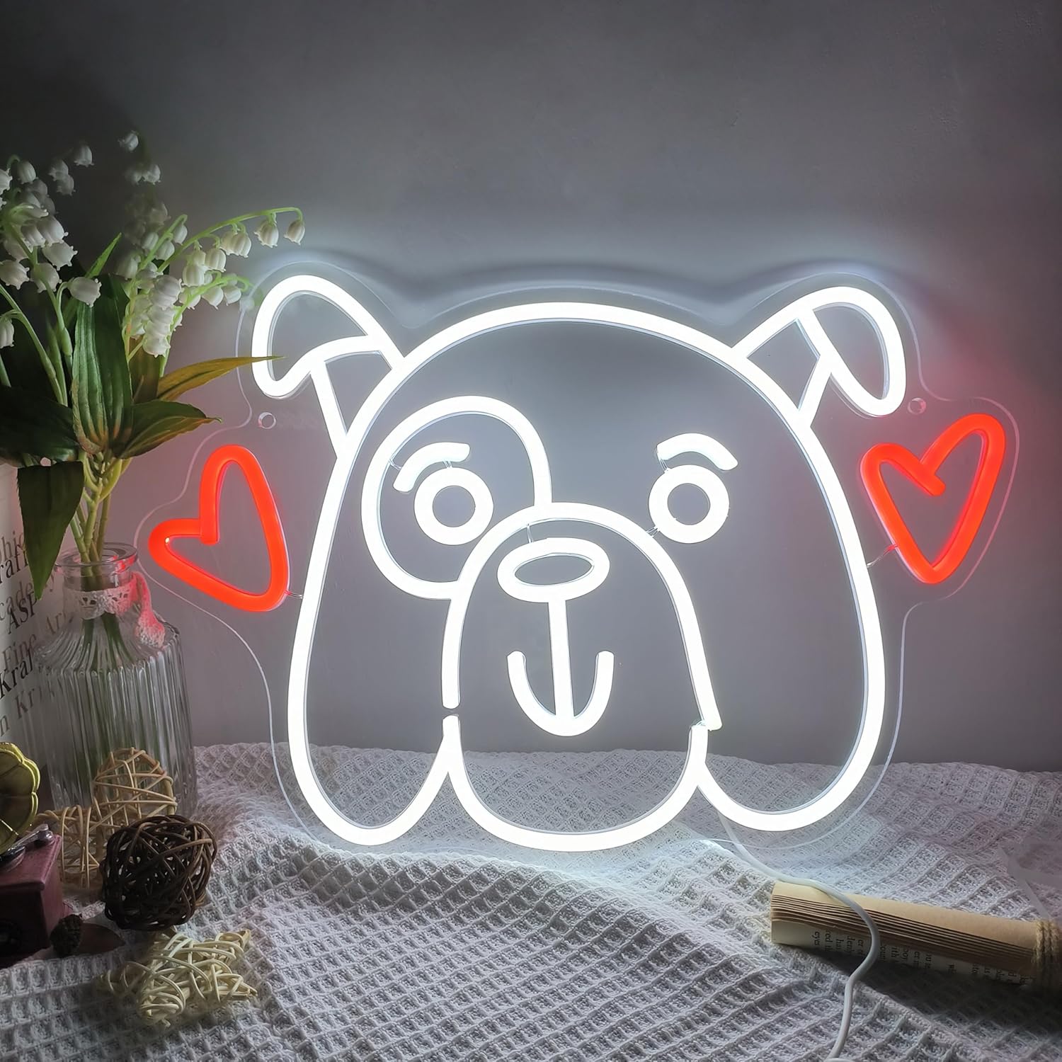 Love Dog Neon Sign LED Neon Li – обзор и цена Party Games Shop