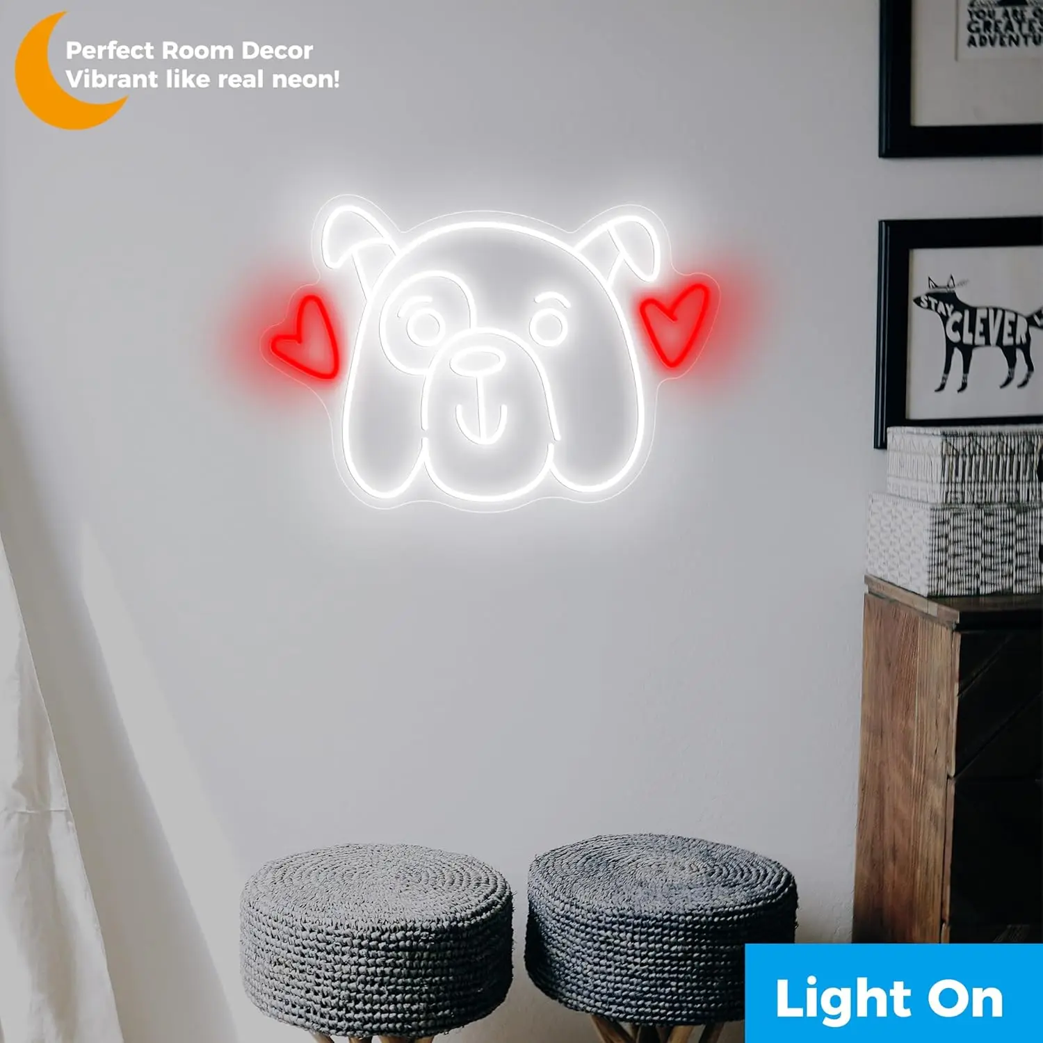 Love Dog Neon Sign LED Neon Li – обзор и цена Party Games Shop