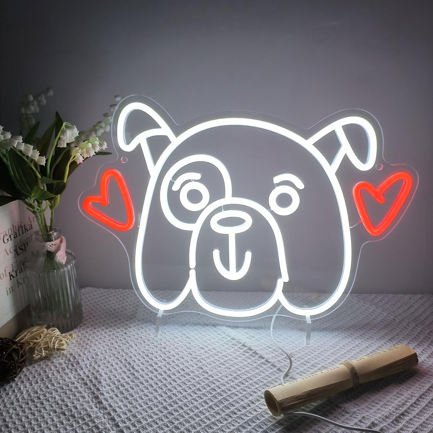 Love Dog Neon Sign LED Neon Li – обзор и цена Party Games Shop