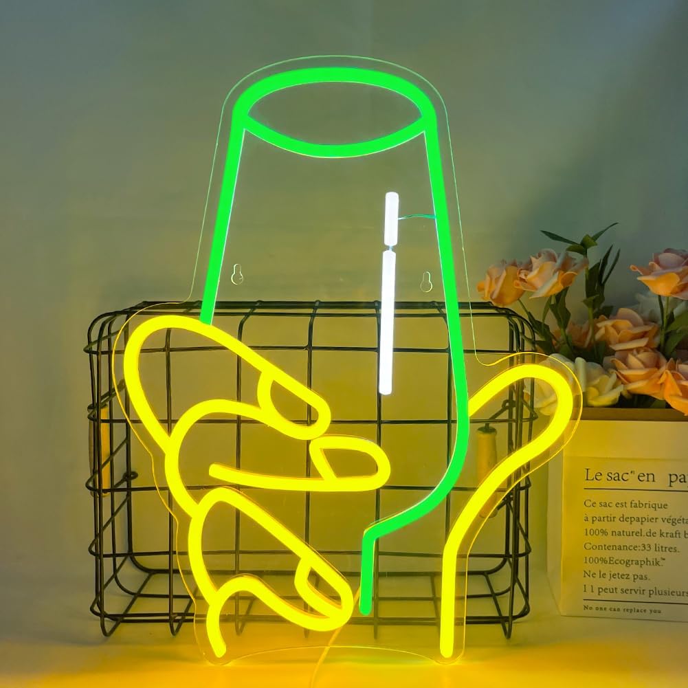 Wine Glass in Hand LED Neon Si – обзор и цена Party Games Shop