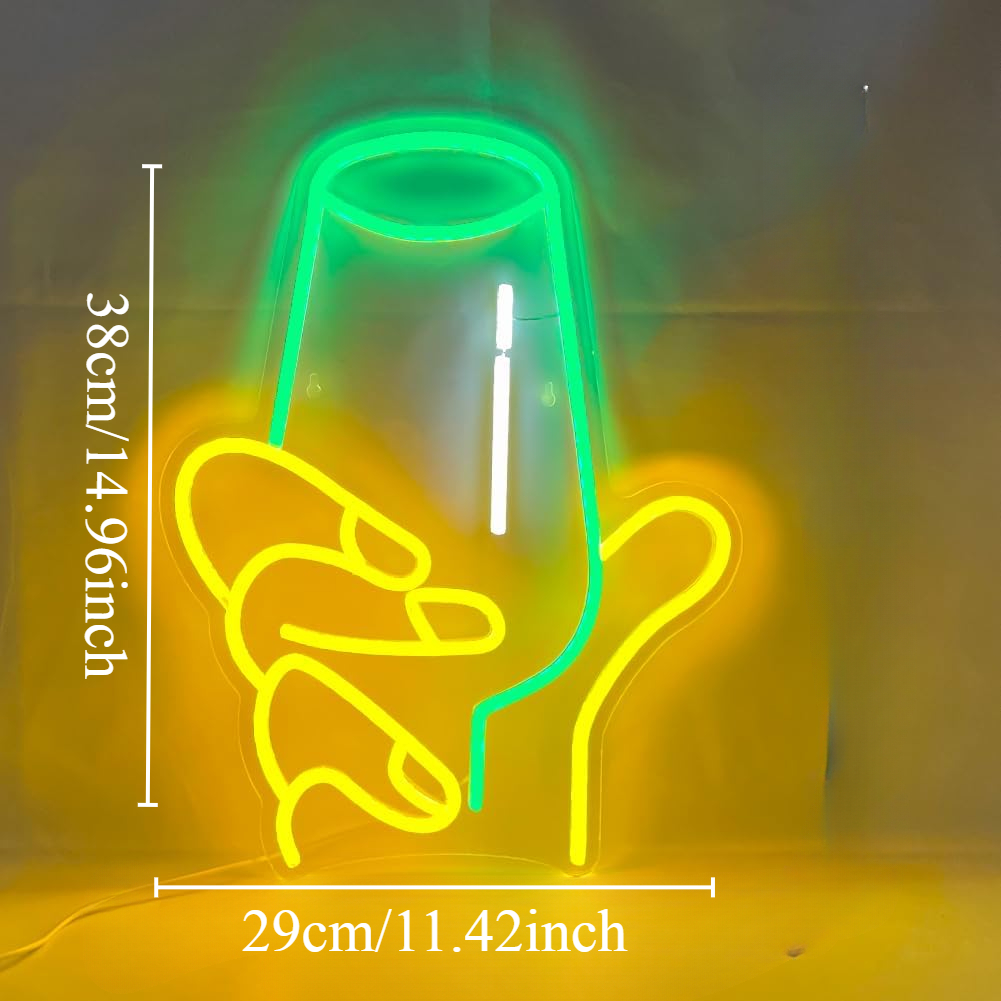 Wine Glass in Hand LED Neon Si – обзор и цена Party Games Shop