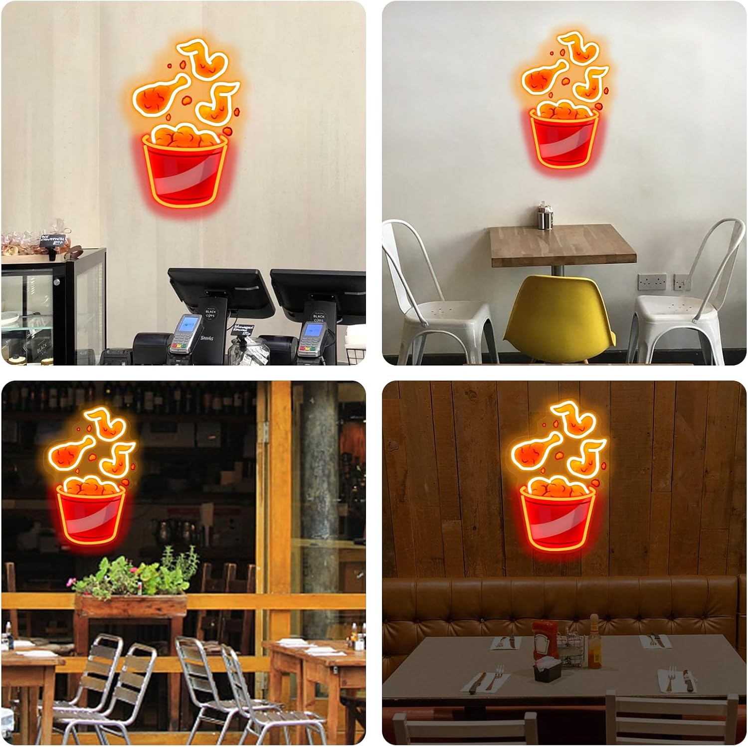 Fried Chicken Neon Sign USB Di – обзор и цена Party Games Shop
