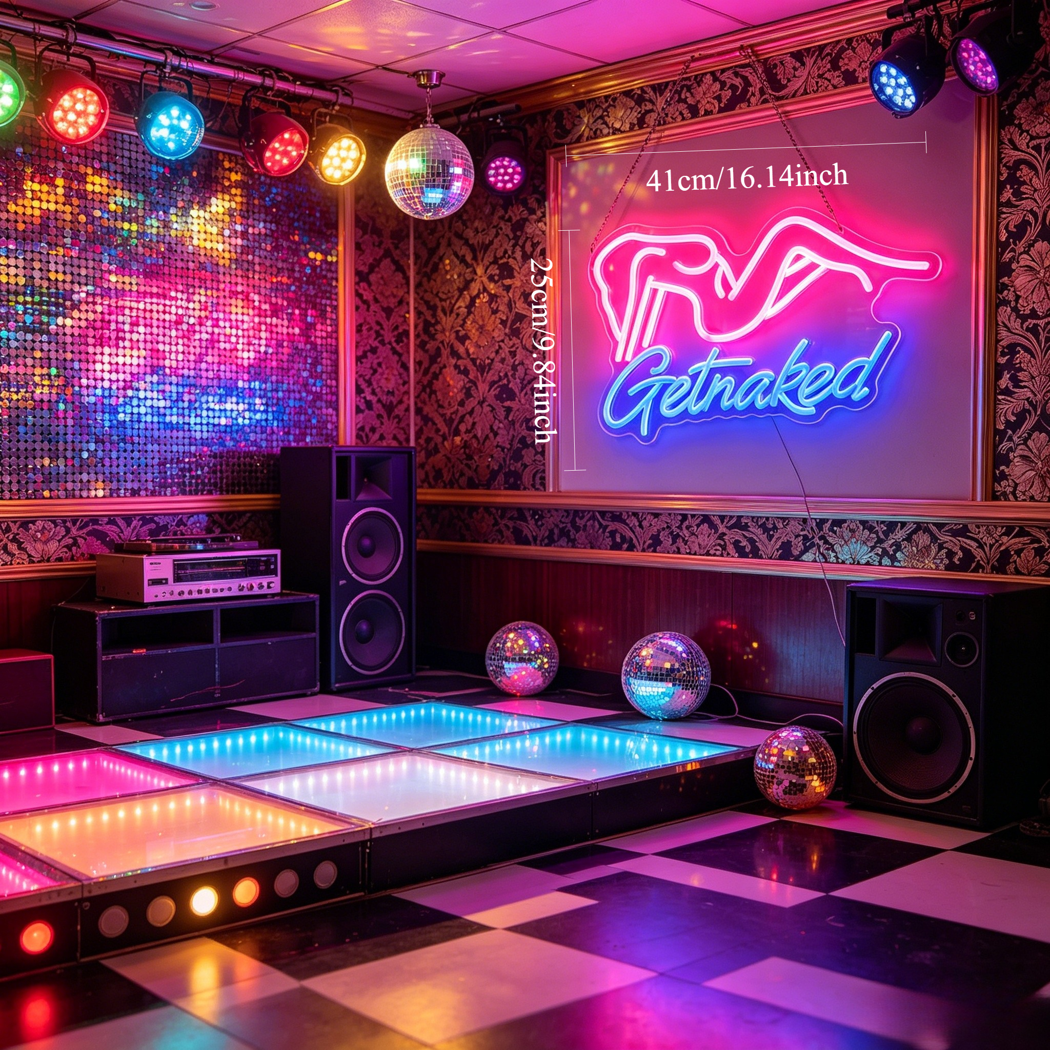 LED Neon Light Sign Lady Body  – обзор и цена Party Games Shop