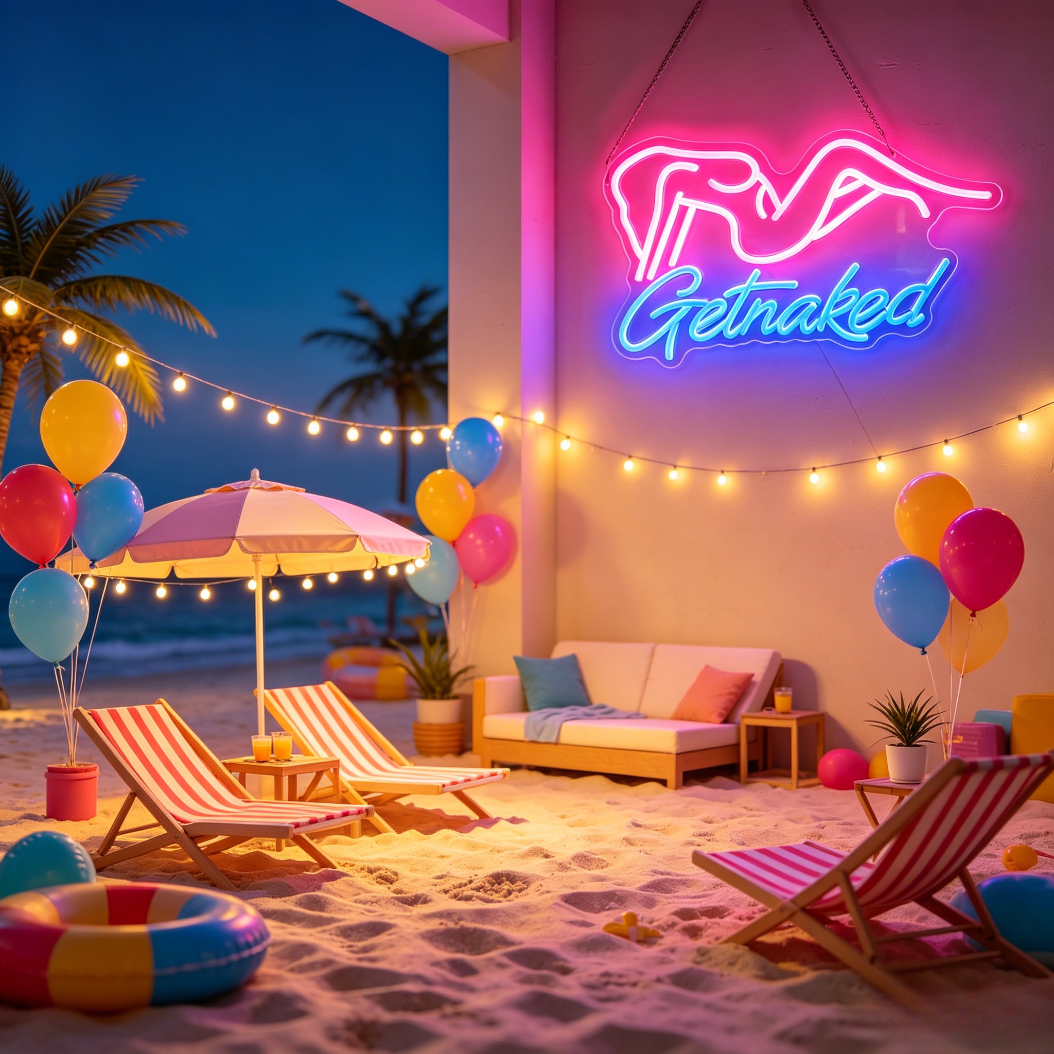 LED Neon Light Sign Lady Body  – обзор и цена Party Games Shop