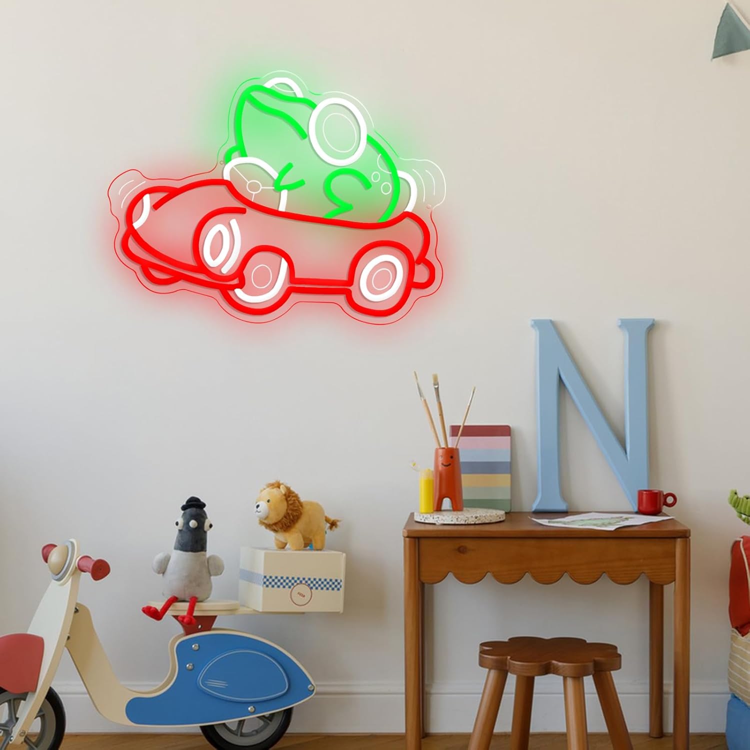 Frog Driving Car Neon Sign Art – обзор и цена Party Games Game