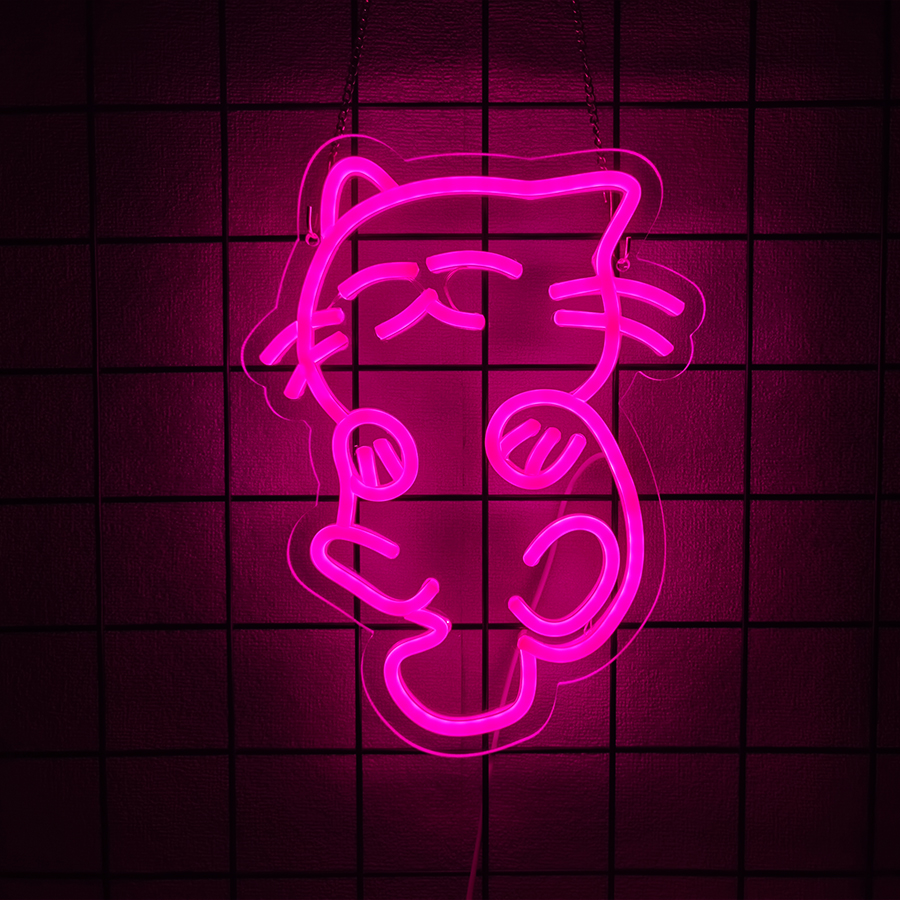 Cat Series Neon Sign For Wall  – обзор и цена Party Games Shop