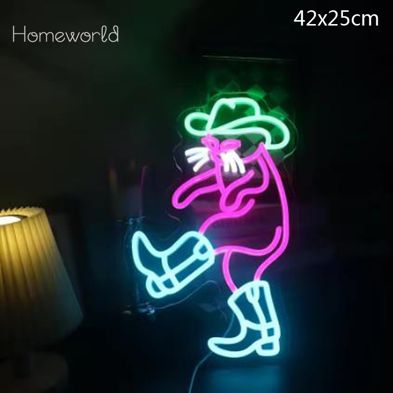 Cowboy Cat Neon Light Sign Dim – обзор и цена Party Games Shop