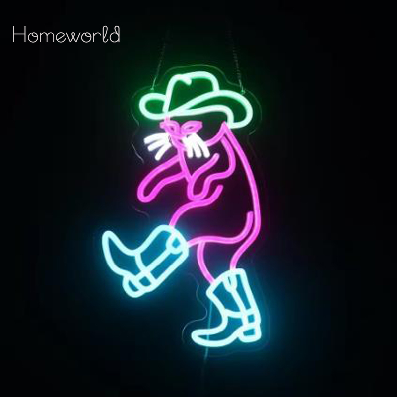 Cowboy Cat Neon Light Sign Dim – обзор и цена Party Games Shop