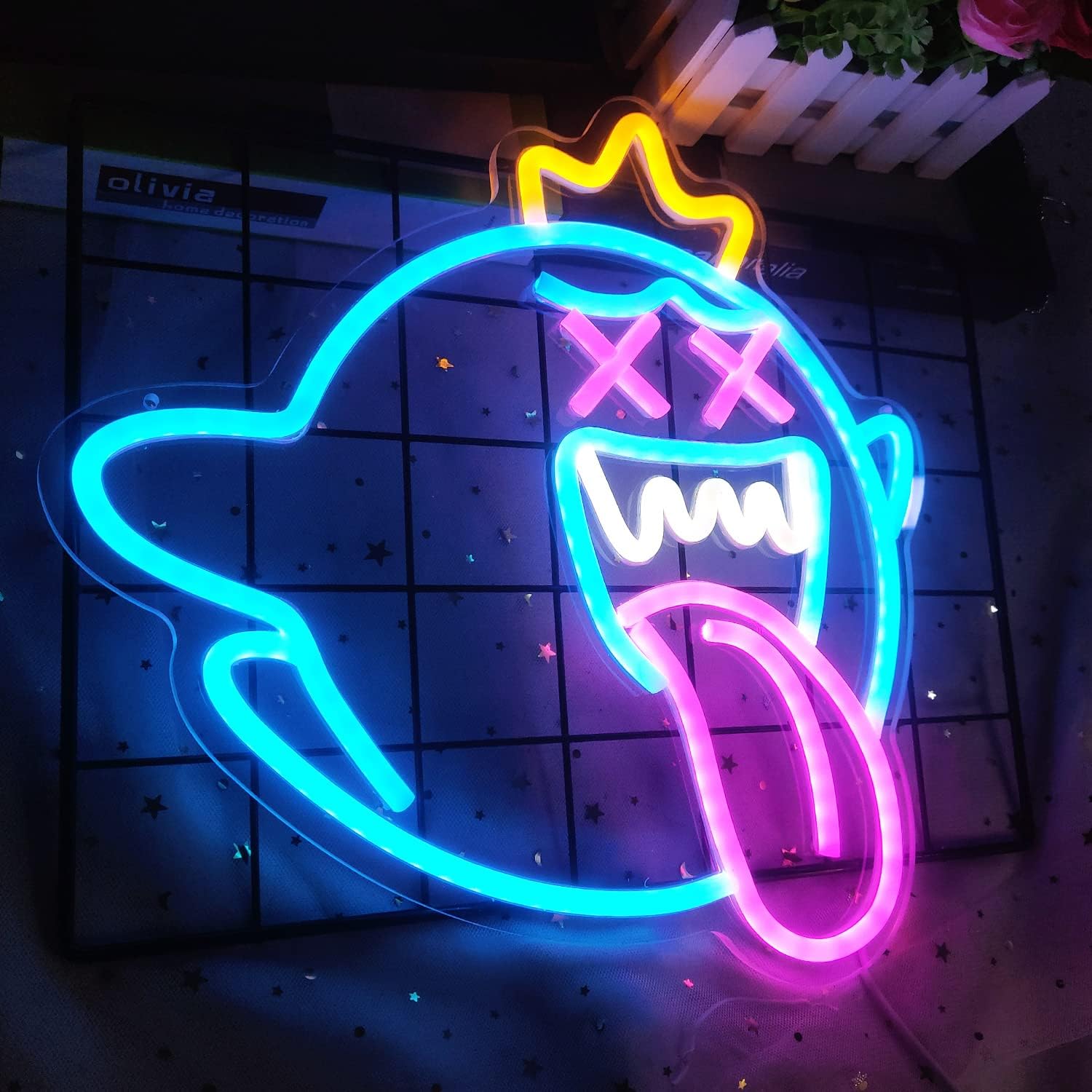King Boo Neon Sign Ghost Led N – обзор и цена Party Games Switch