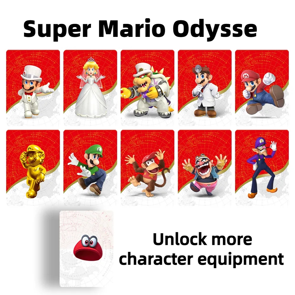 New 10Pcs Mario Mini Card Supe – обзор и цена Party Games Switch