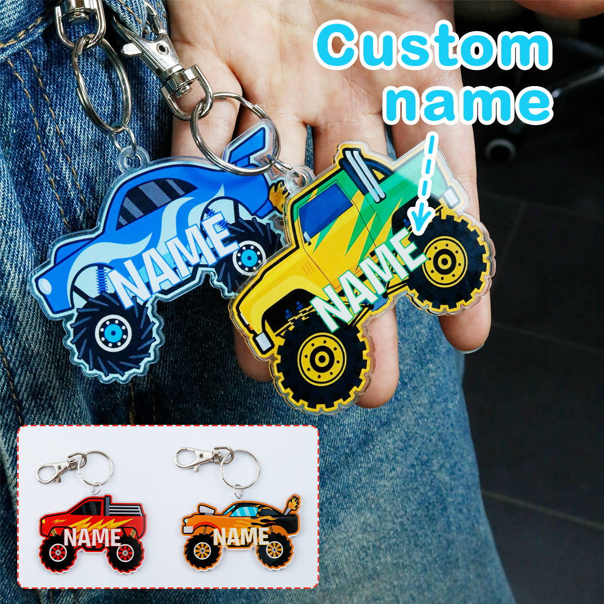 Custom Monster Truck Name Keyc – обзор и цена Sack Race Bag