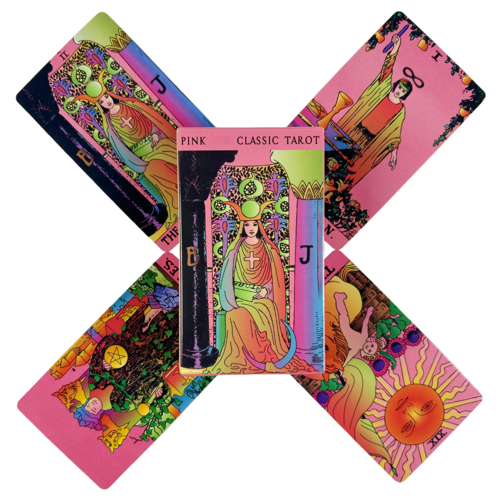 Pink Rider Tarot Card Deck 78  – обзор и цена Party Games Mystery
