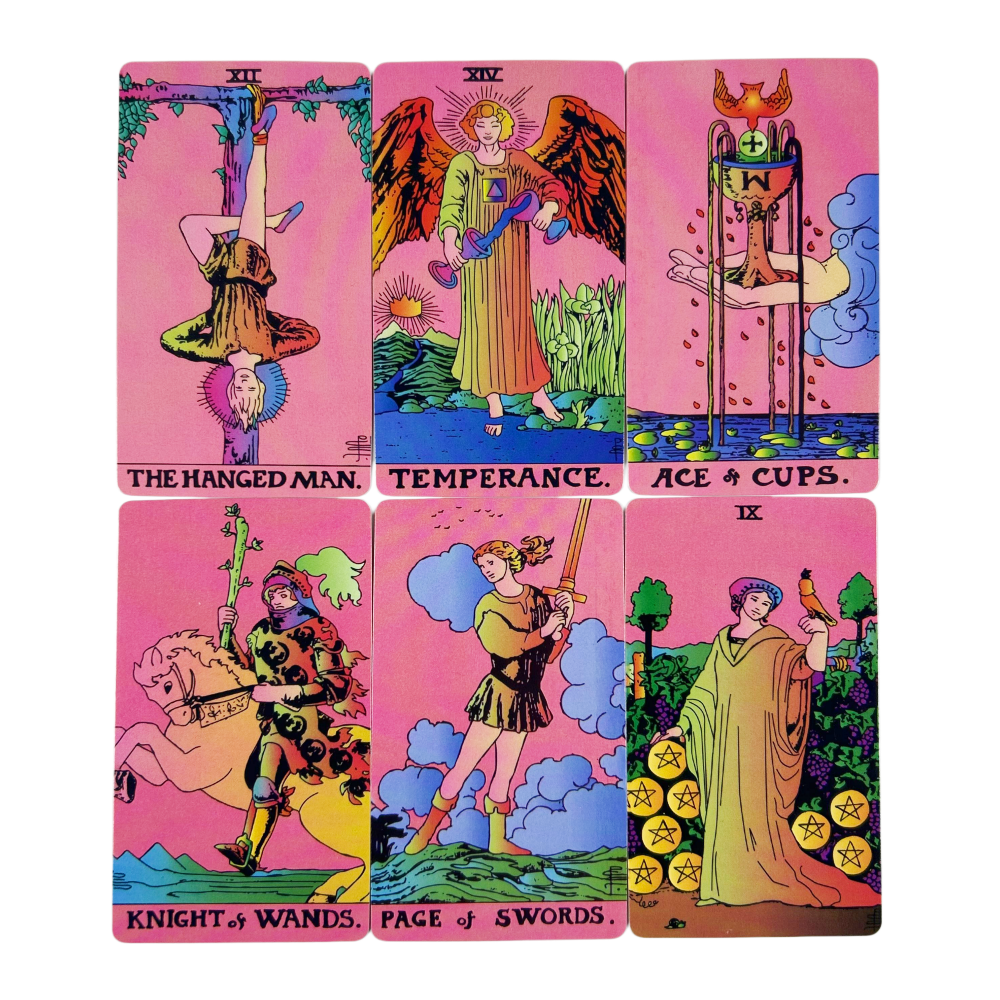 Pink Rider Tarot Card Deck 78  – обзор и цена Party Games Mystery