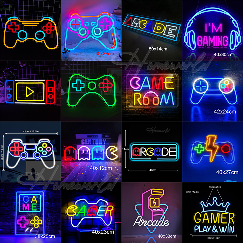 Arcade Neon Sign LED Game Room – обзор и цена Party Games Shop