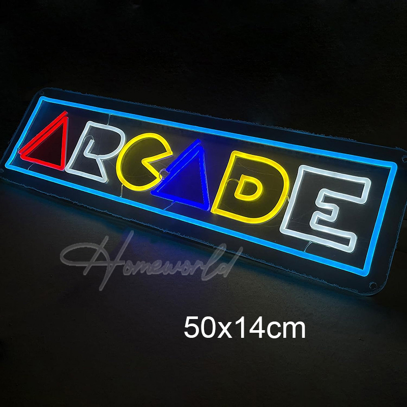 Arcade Neon Sign LED Game Room – обзор и цена Party Games Shop