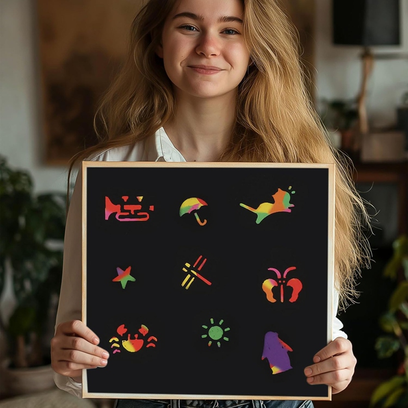 Scratch Paper Art Set, Black C – обзор и цена Party Games Game