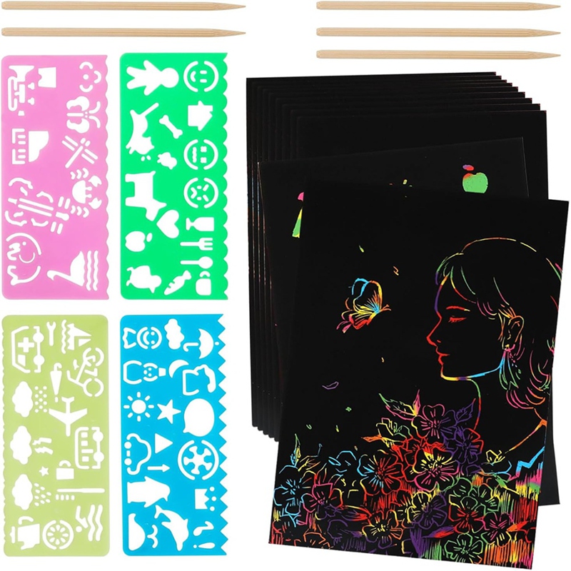 Scratch Paper Art Set, Black C – обзор и цена Party Games Game