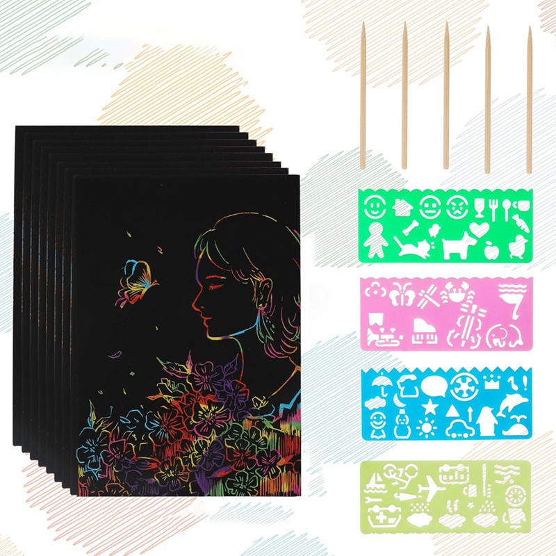 Scratch Paper Art Set, Black C – обзор и цена Party Games Game