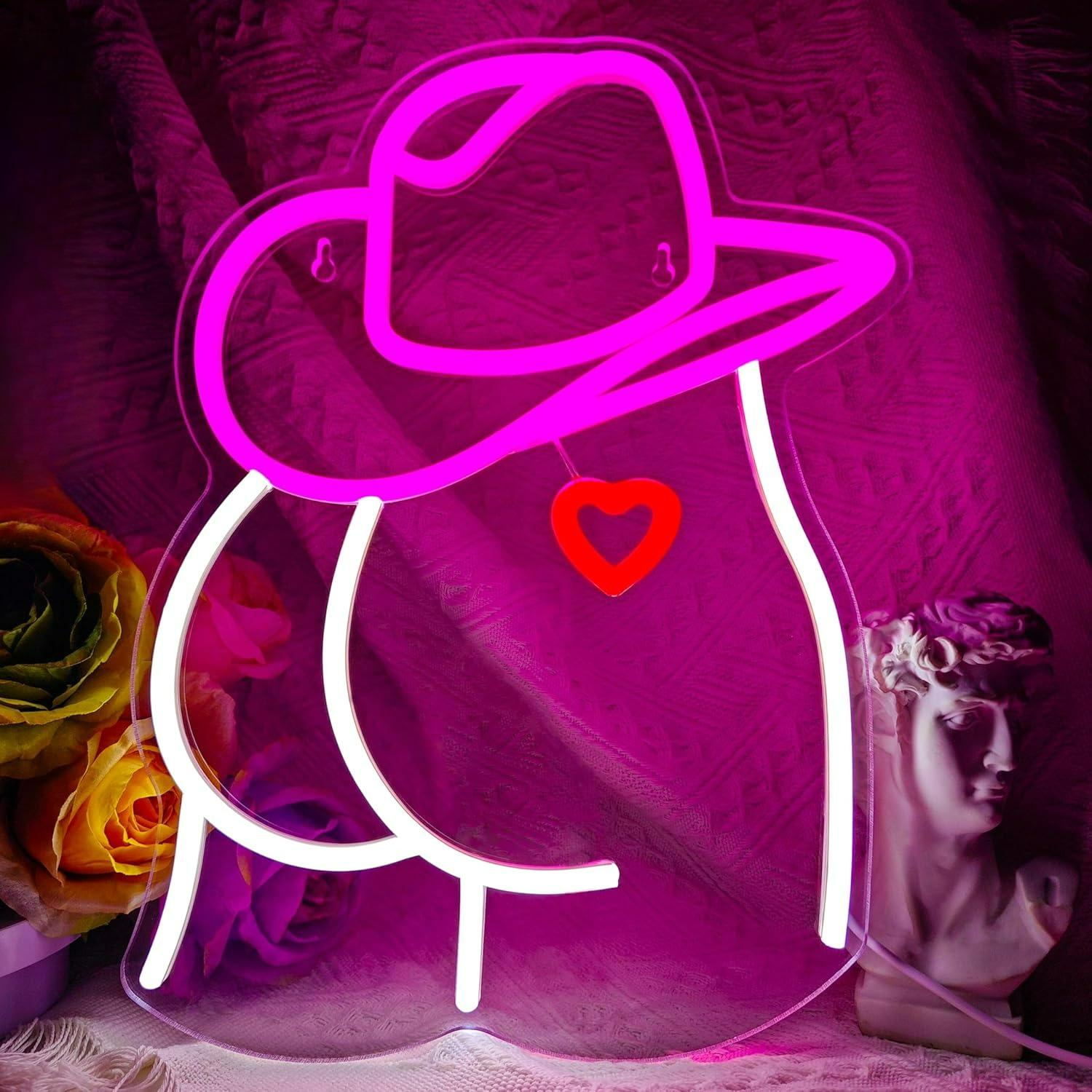 Cowgirl Neon Sign Dimmable LED – обзор и цена Party Games Game