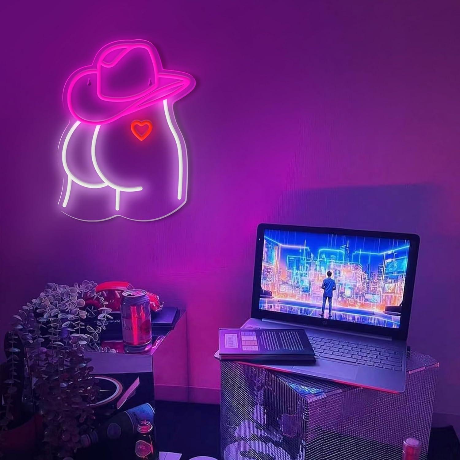 Cowgirl Neon Sign Dimmable LED – обзор и цена Party Games Game
