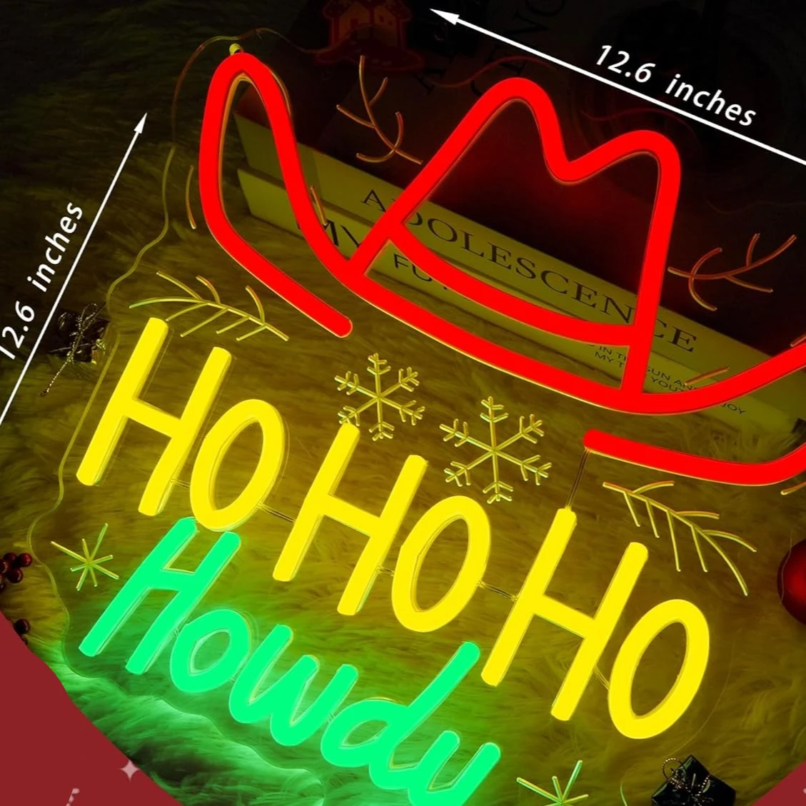 Christmas Neon Sign Ho Ho Ho H – обзор и цена Party Games Shop