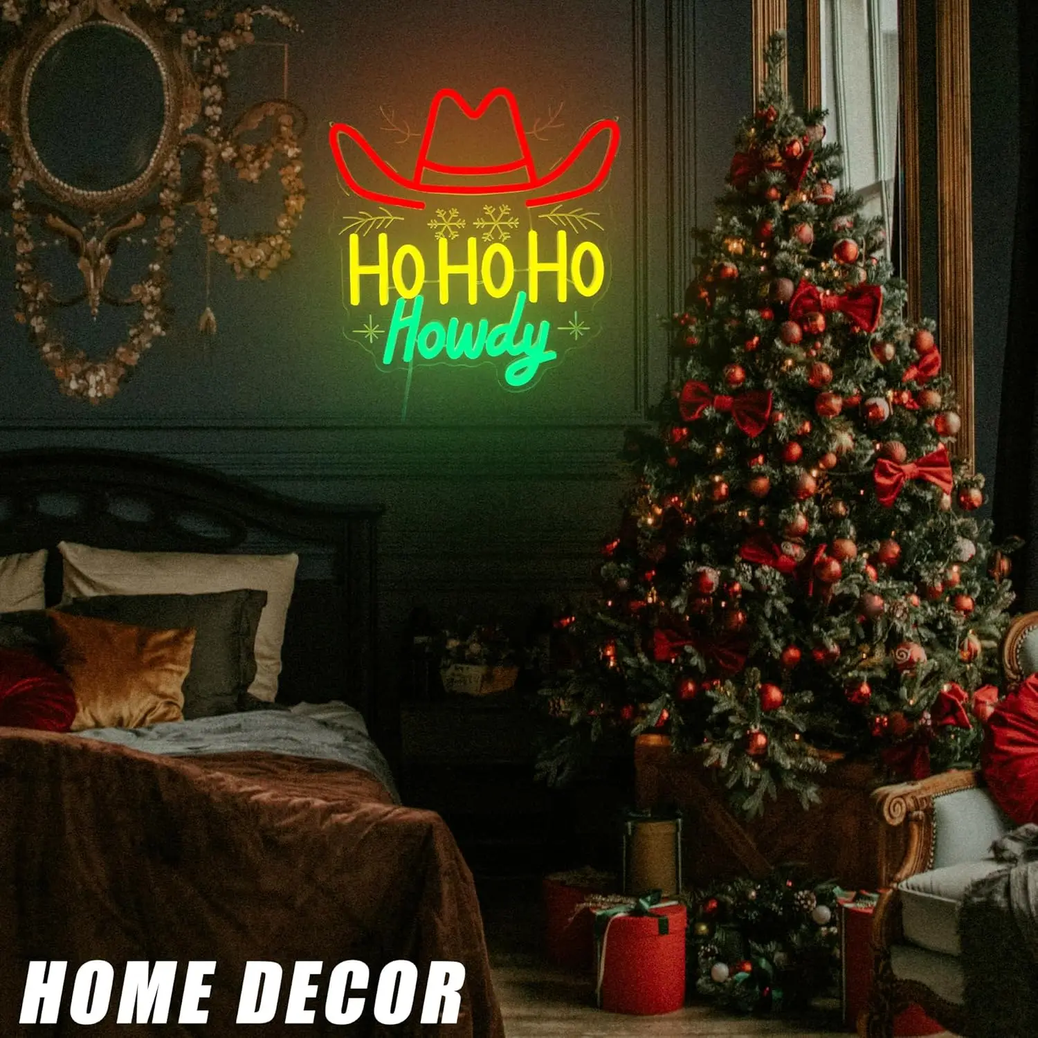 Christmas Neon Sign Ho Ho Ho H – обзор и цена Party Games Shop