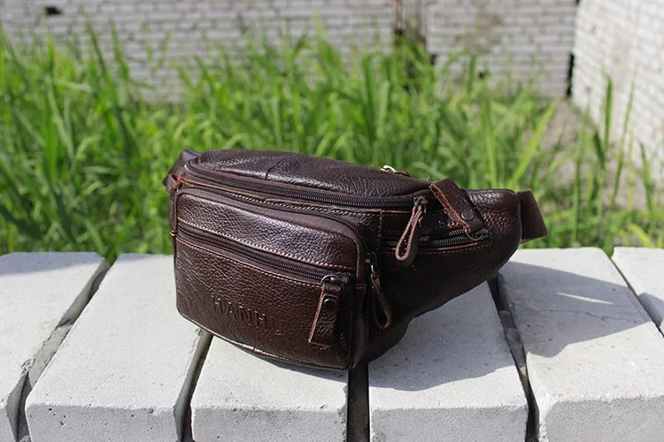 Genuine Cowhide Leather Waist  – обзор и цена Sack Race Bag