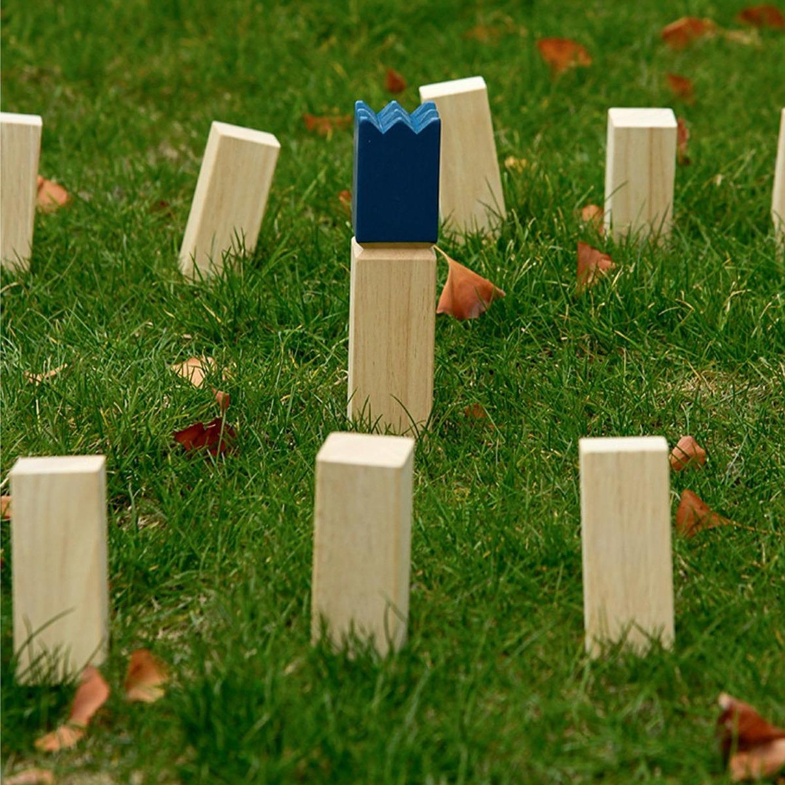 Kubb Wooden Toss Outdoor Game  – обзор и цена Kubb Game Yard