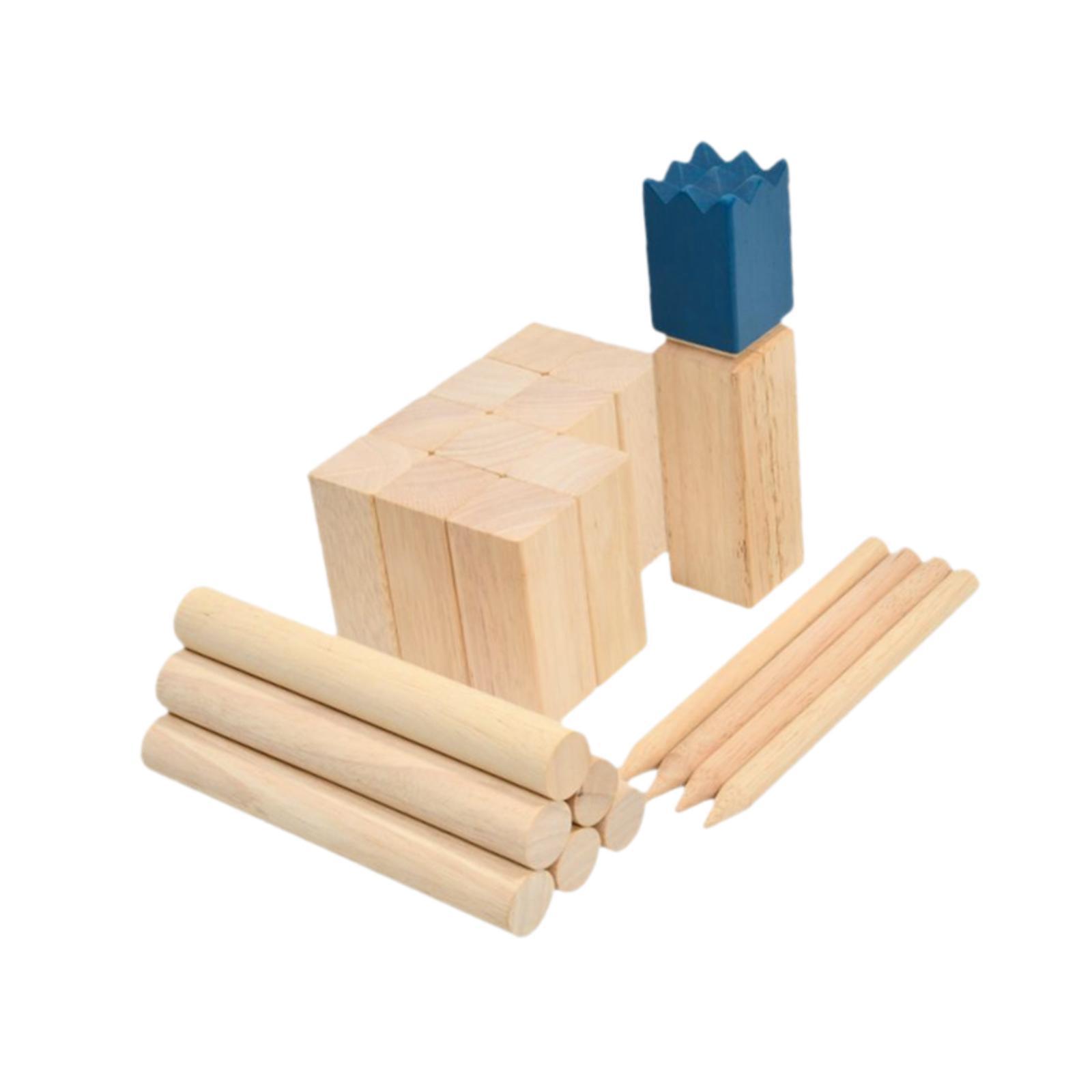 Kubb Wooden Toss Outdoor Game  – обзор и цена Kubb Game Yard