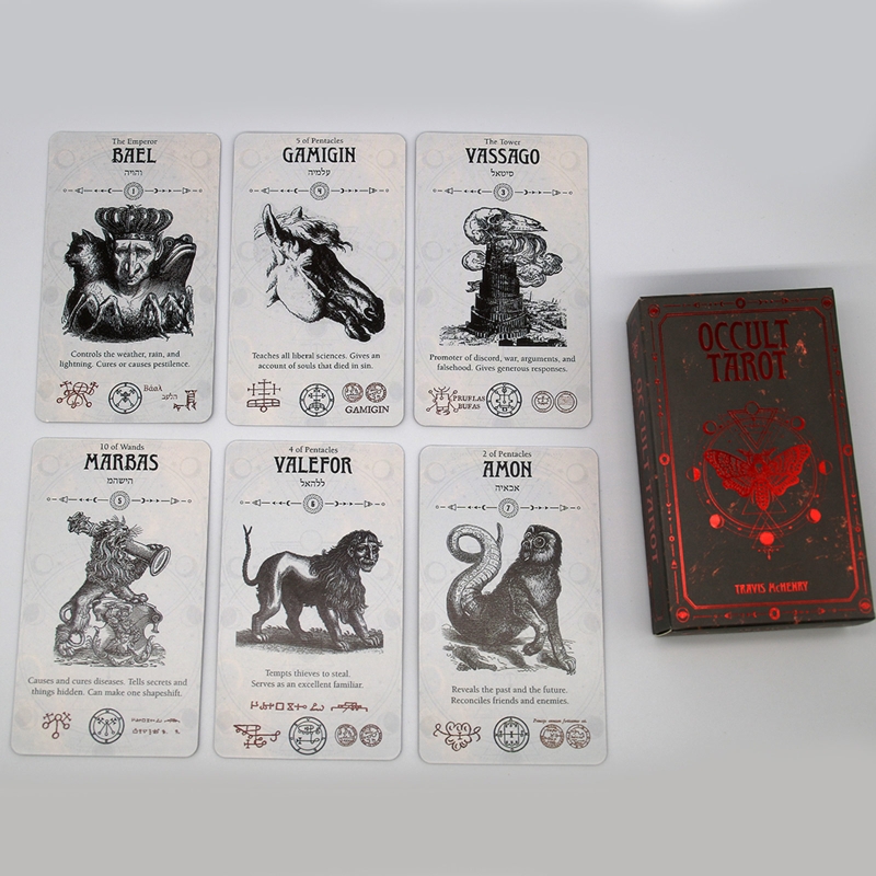 77HC 78 Cards Deck Occult Taro – обзор и цена Party Games Mystery
