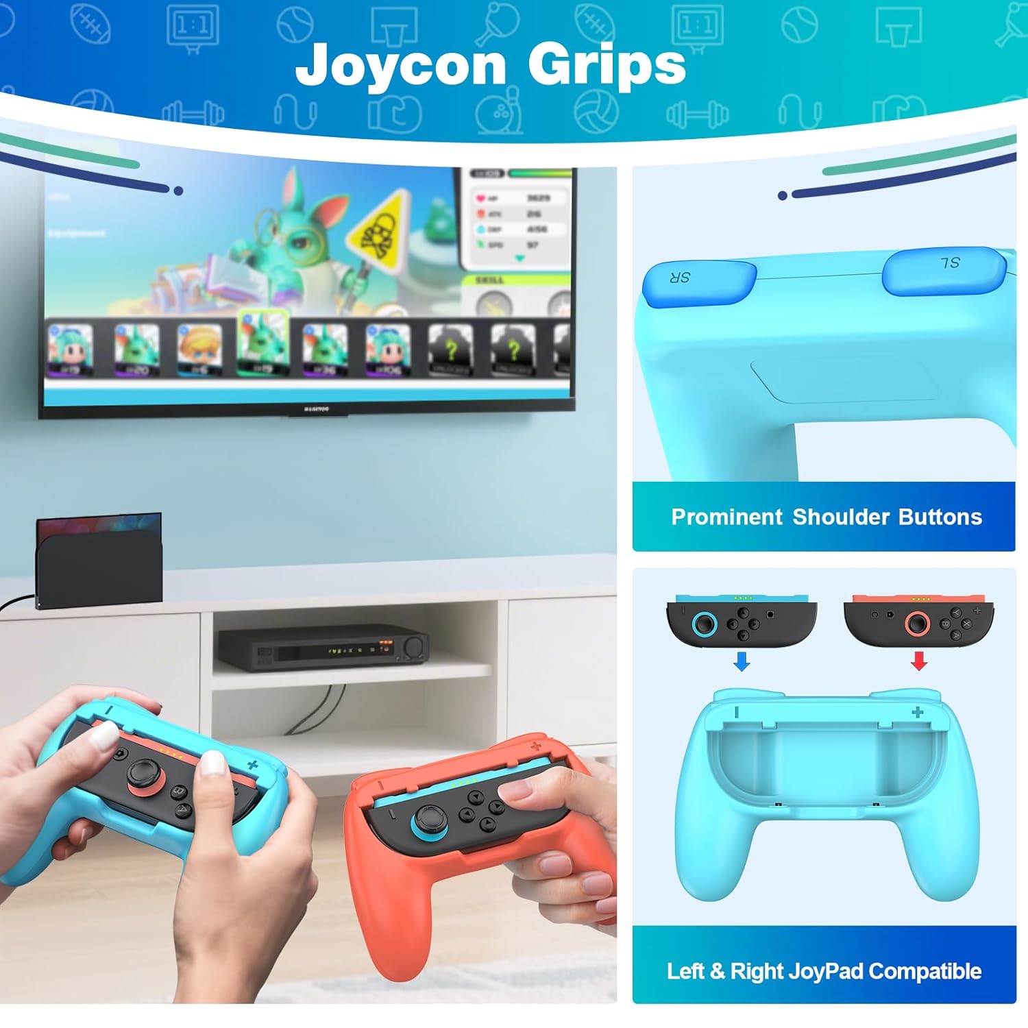 BEBONCOOL Switch 2 Sports Acce – обзор и цена Party Games Switch 1
