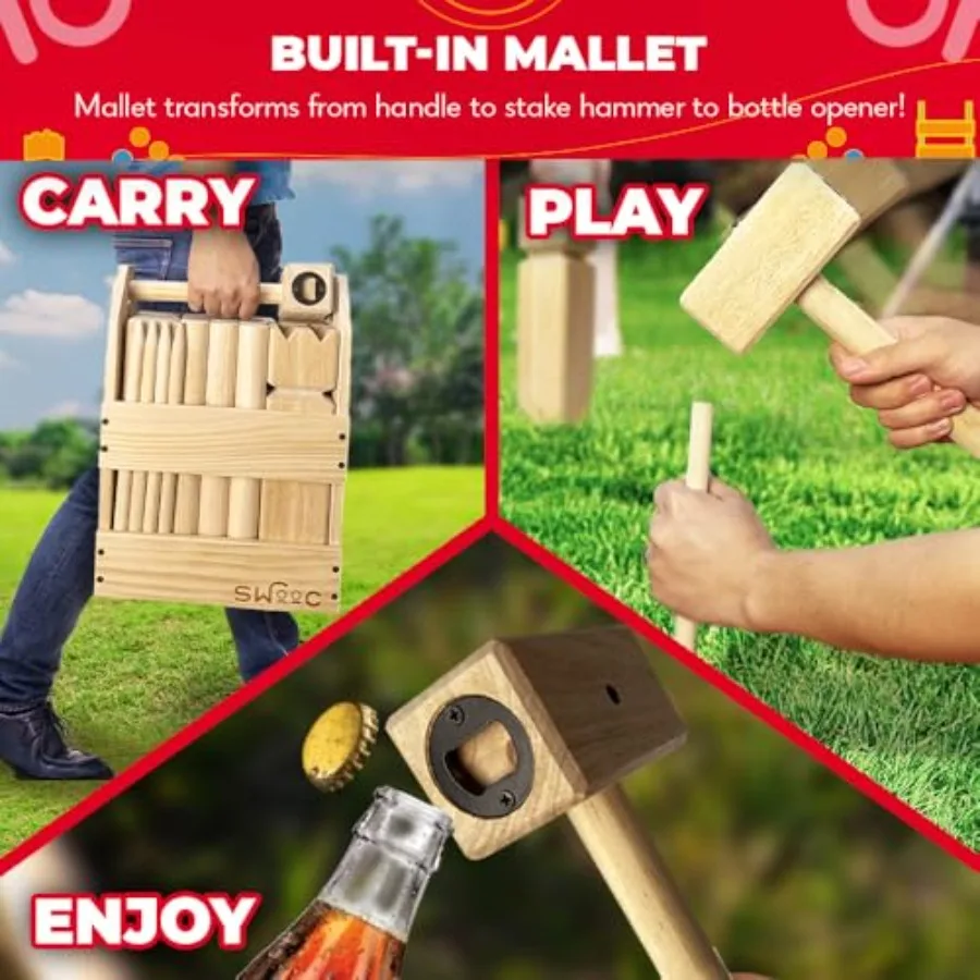 Backyard Kubb Game Set Premium – обзор и цена Kubb Game Yard