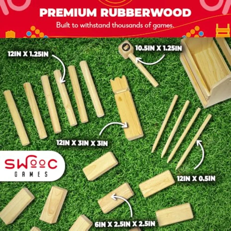 Backyard Kubb Game Set Premium – обзор и цена Kubb Game Yard