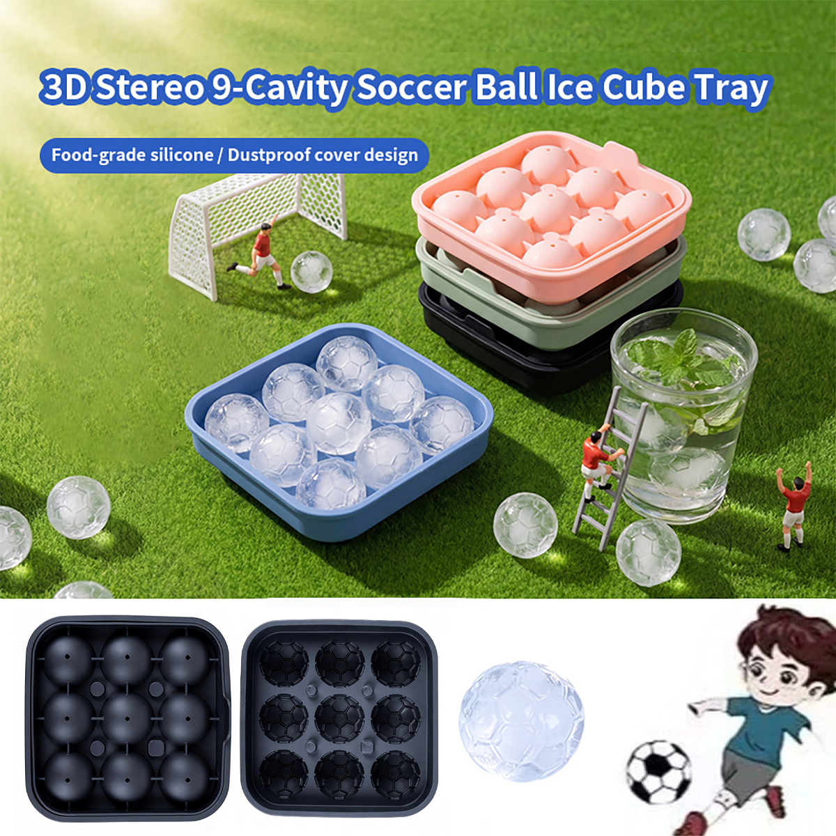 1Pcs Football-Themed Silicone  – обзор и цена Party Games Easy