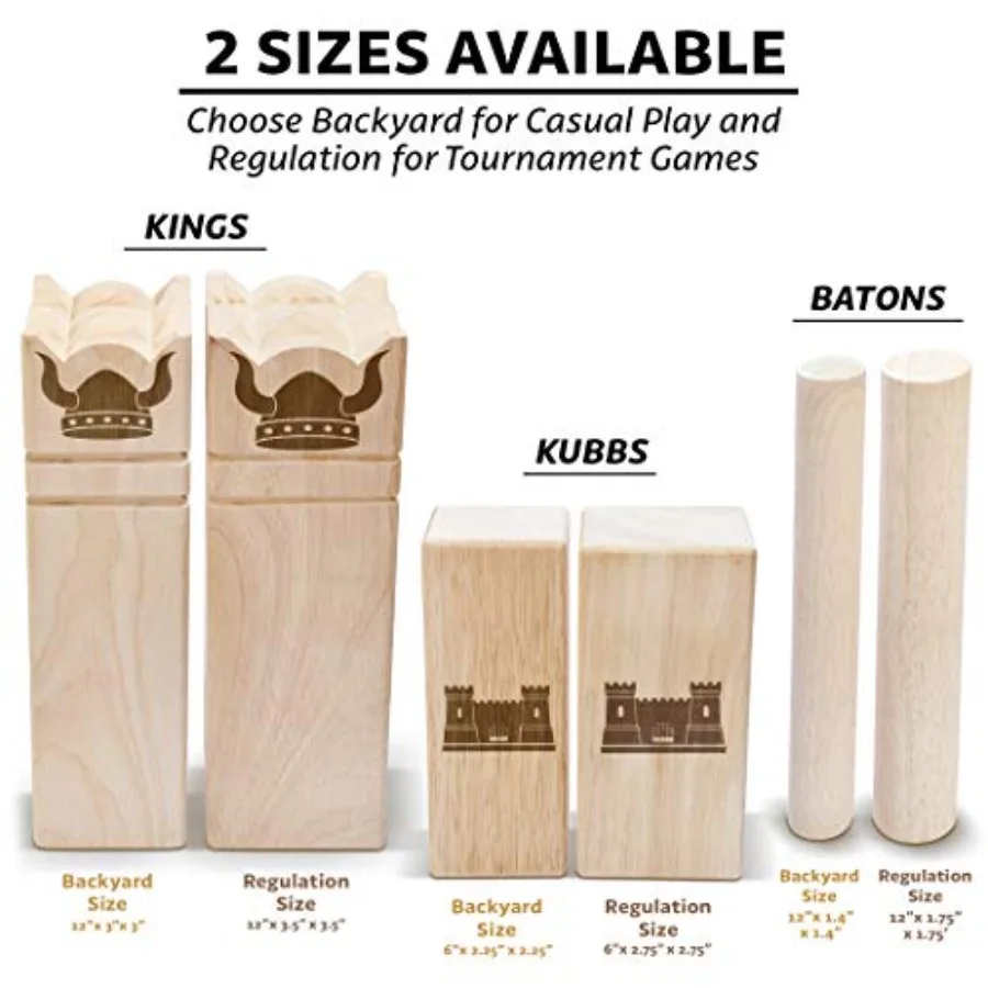 Kubb Yard Game Set - Outdoor W – обзор и цена Kubb Game Yard