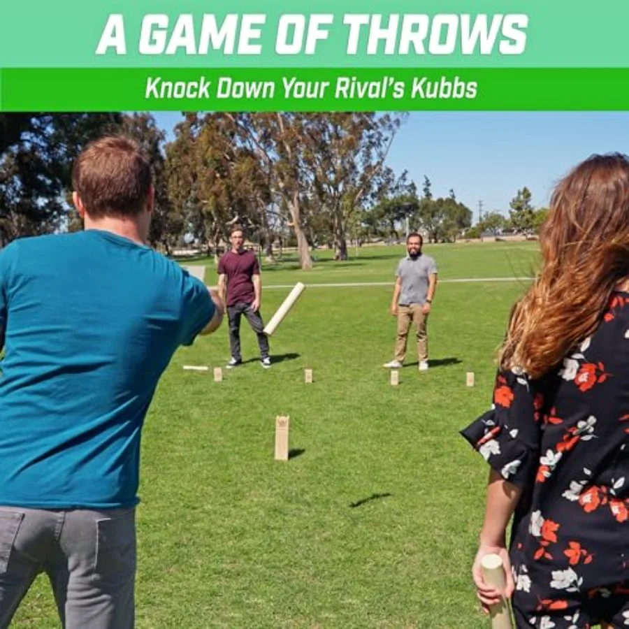 Kubb Yard Game Set - Outdoor W – обзор и цена Kubb Game Yard