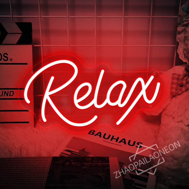 Relax  LED Neon Signs Massage  – обзор и цена Party Games Shop