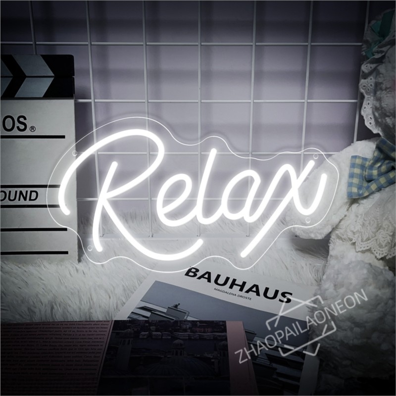 Relax  LED Neon Signs Massage  – обзор и цена Party Games Shop