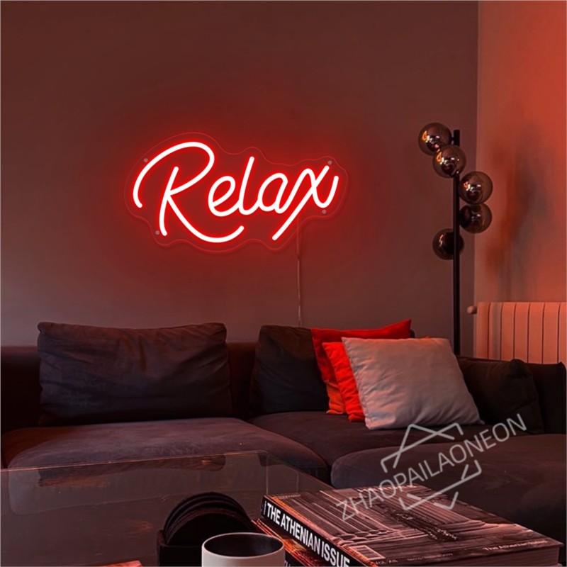 Relax  LED Neon Signs Massage  – обзор и цена Party Games Shop
