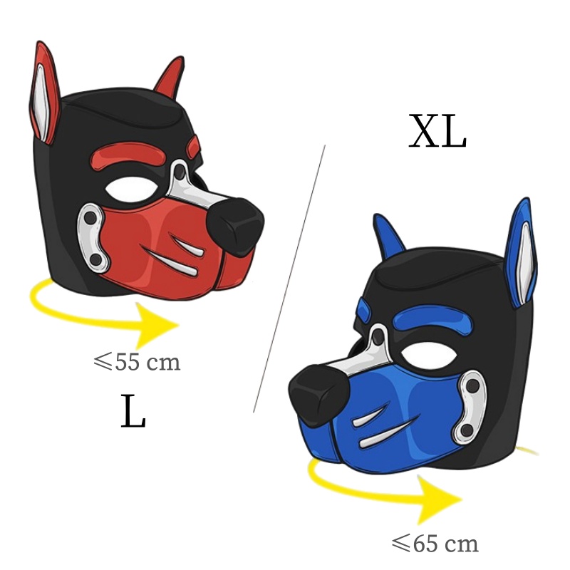 Erotic Colorful Dog Hood Mask  – обзор и цена Party Games Shop