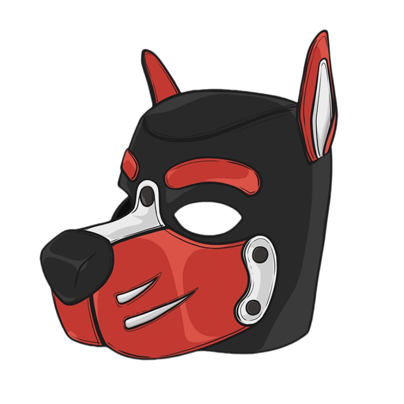 Erotic Colorful Dog Hood Mask  – обзор и цена Party Games Shop