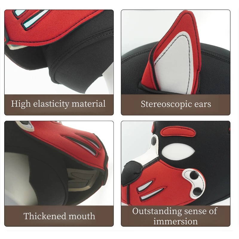Erotic Colorful Dog Hood Mask  – обзор и цена Party Games Shop