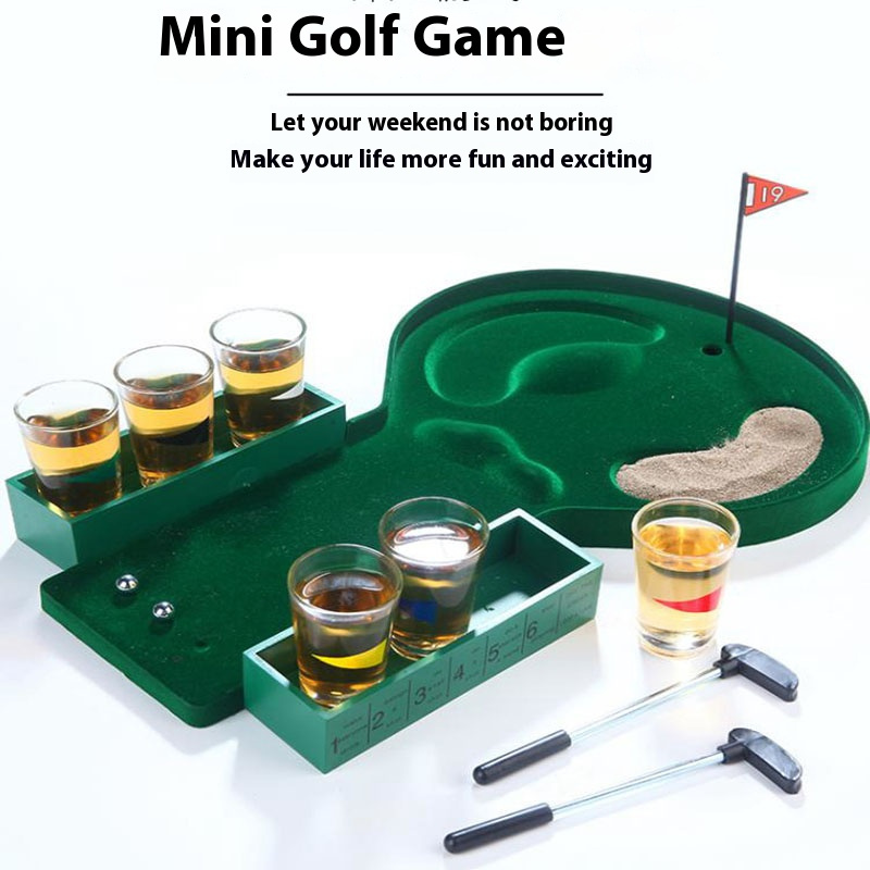 Mini Golf Table Games Toy Bar  – обзор и цена Party Games Adults Drinking